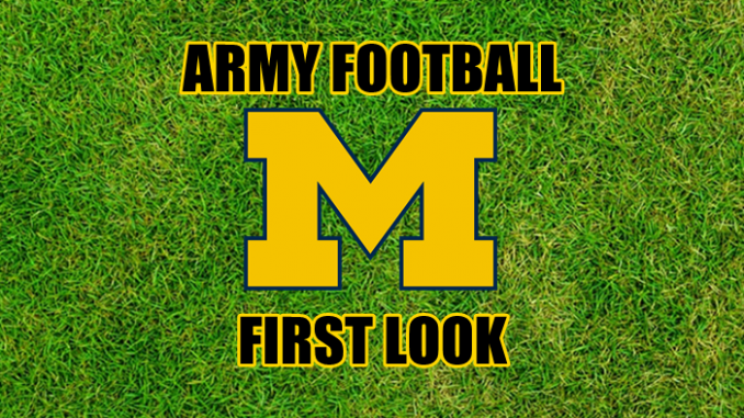 Army Football First Look-Michigan