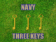 Three keys Navy